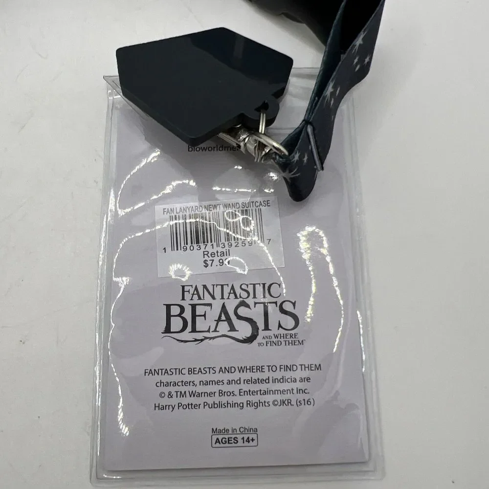 New‎ Fantastic Beasts Lanyard, Suitcase Keychain And Stupefy Keychain